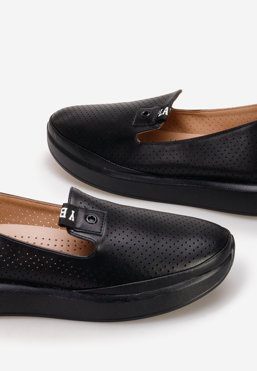 Chaussures casual femme noirs Evadea