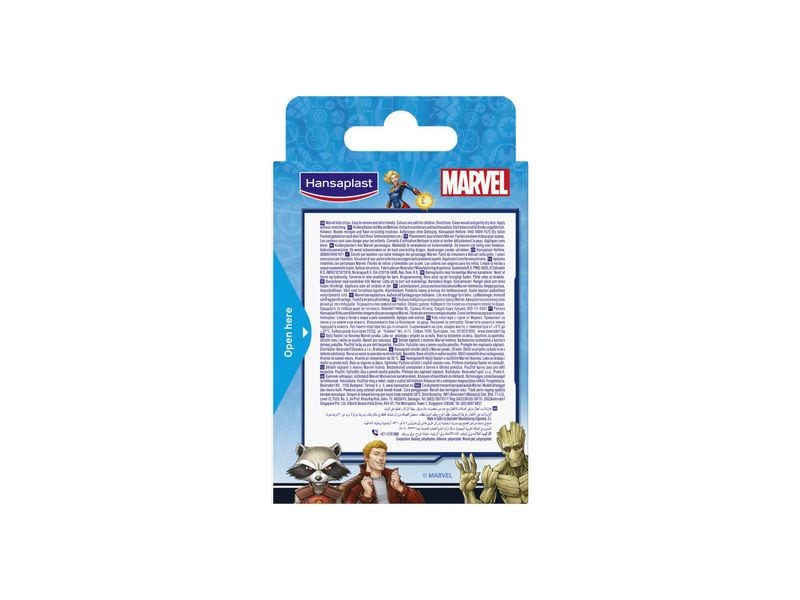 Hansaplast Wundpflaster Marvel 20 Stück Pflaster mit Marvel Figuren