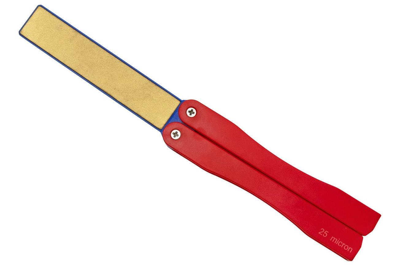 Fällkniven Foldable Sharpener FDC diamant en keramische slijpstaaf, 25 en 9 micron