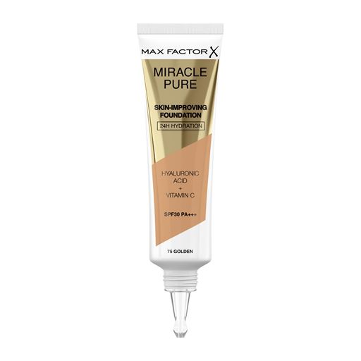 Max Factor Miracle Pure Skin-Improving Foundation, 75 Golden