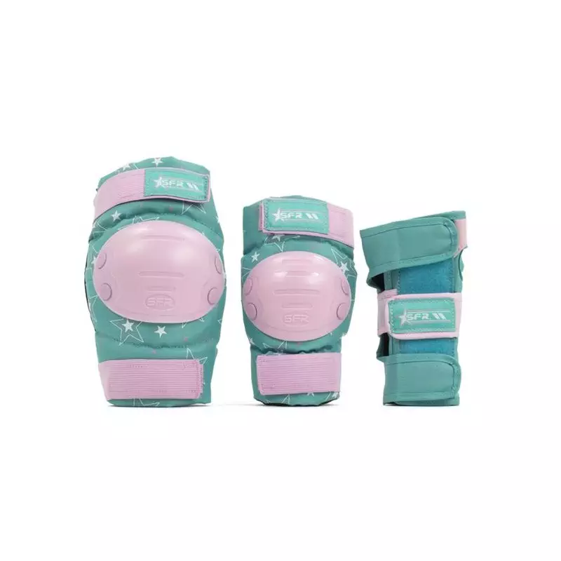 Set de protection SFR ROLLER Star Pink/Green