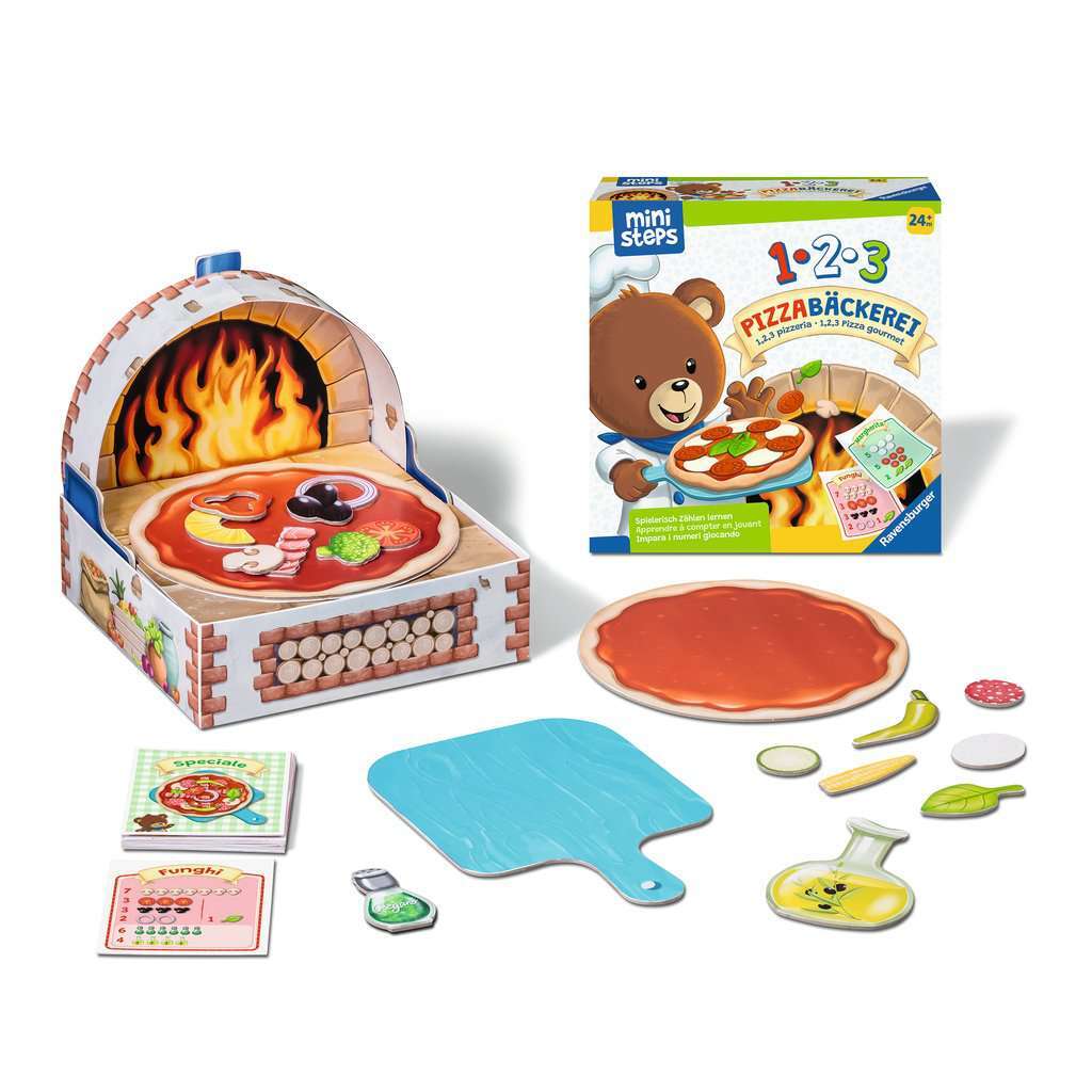 Ravensburger Spiel 1, 2, 3 Pizzabäckerei