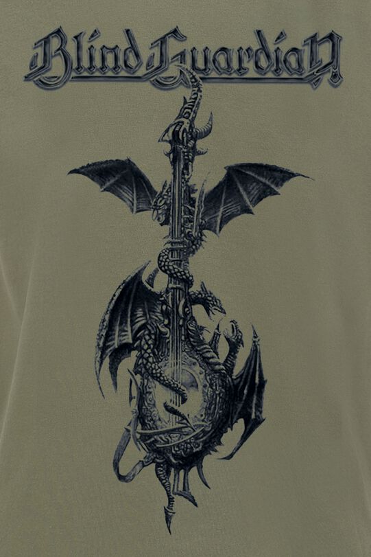 Dragon Guitar | Blind Guardian T-Shirt Manches courtes