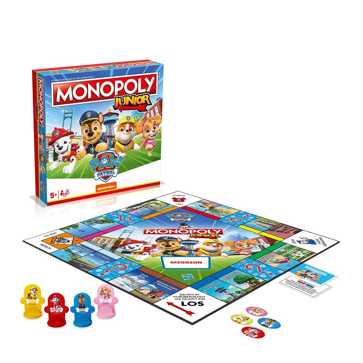 Monopoly Junior - Paw Patrol Gesellschaftsspiel Brettspiel Spiel