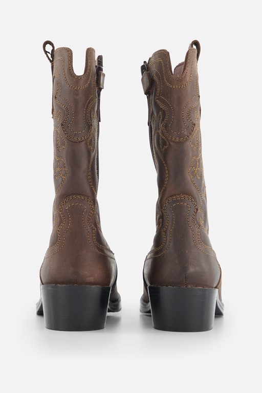 Shoesme Cowboylaarzen bruin Leer