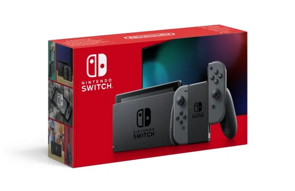 Nintendo Switch - Spilkonsol - Full HD - grå, sort