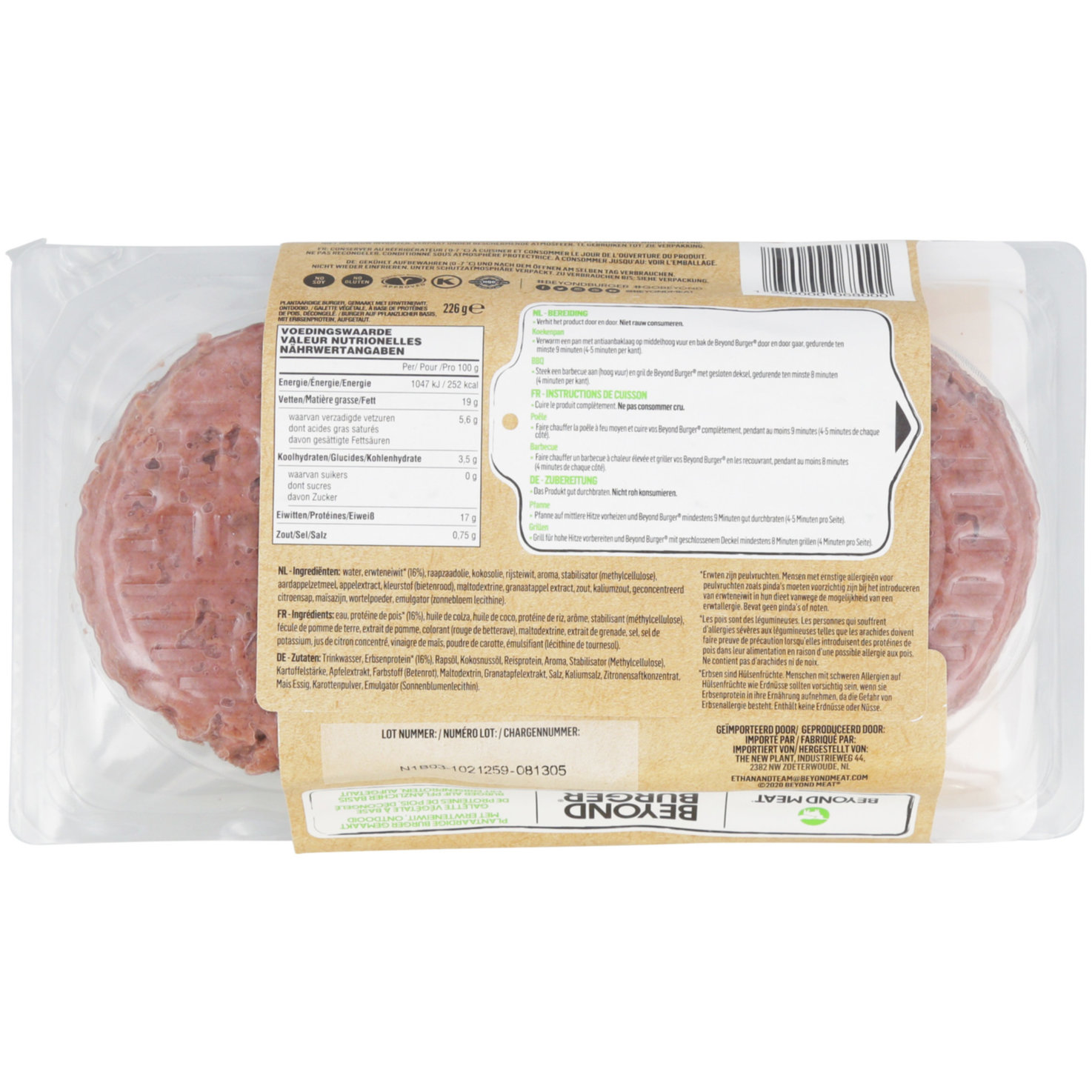 Beyond vegane Alternative zu Burger