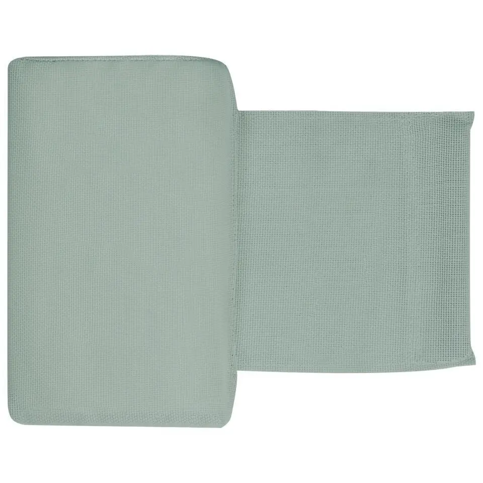 SORONI - Ligstoel set van 2 - Groen/Lichtgroen - Staal