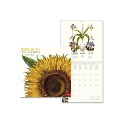 Legami - Calendrier mensuel 2024 - 30 x 29 cm - herbier