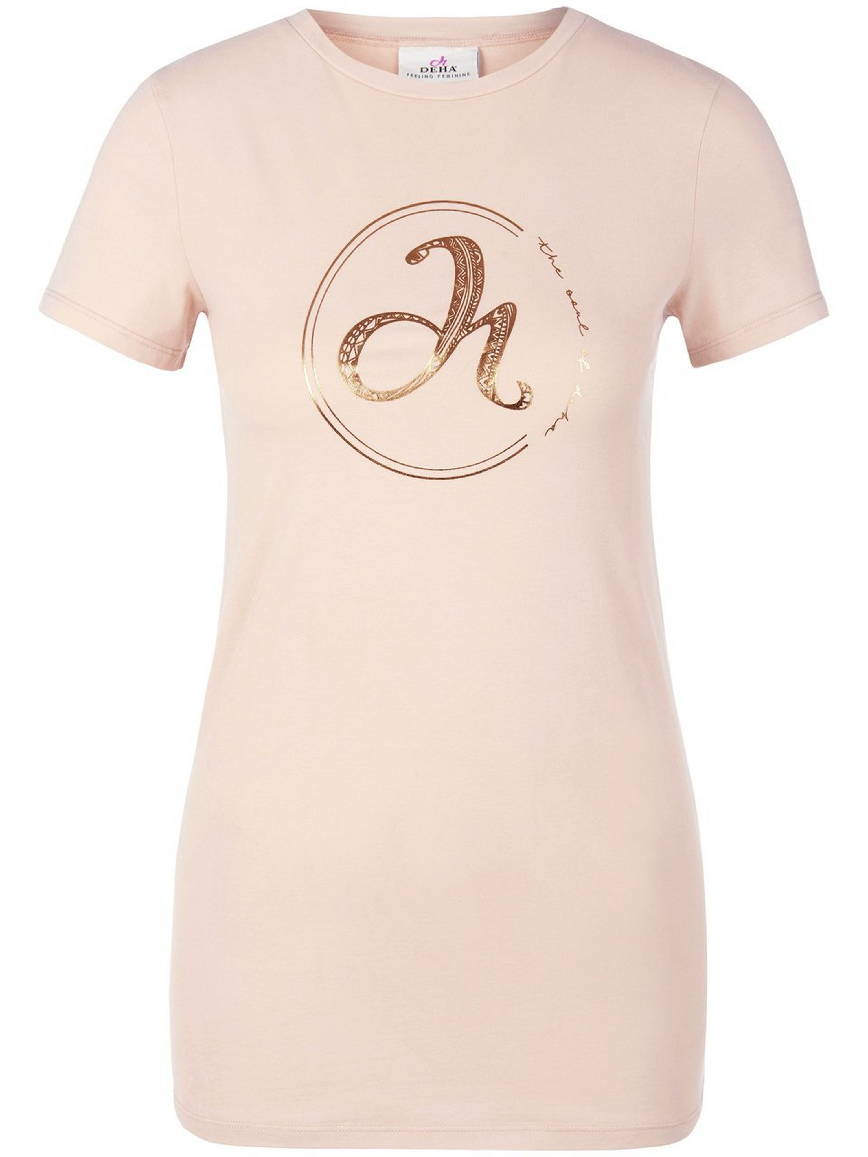 Rundhals-Shirt mit 1/2-Arm