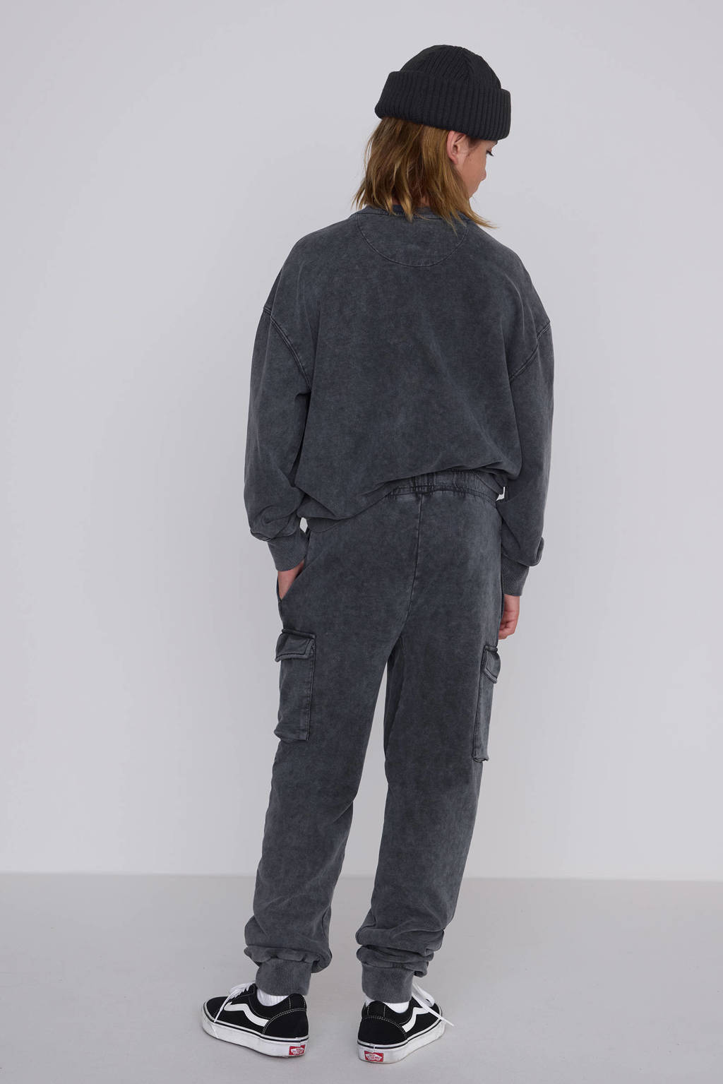 Coolcat cargo joggingbroek Calium acid black