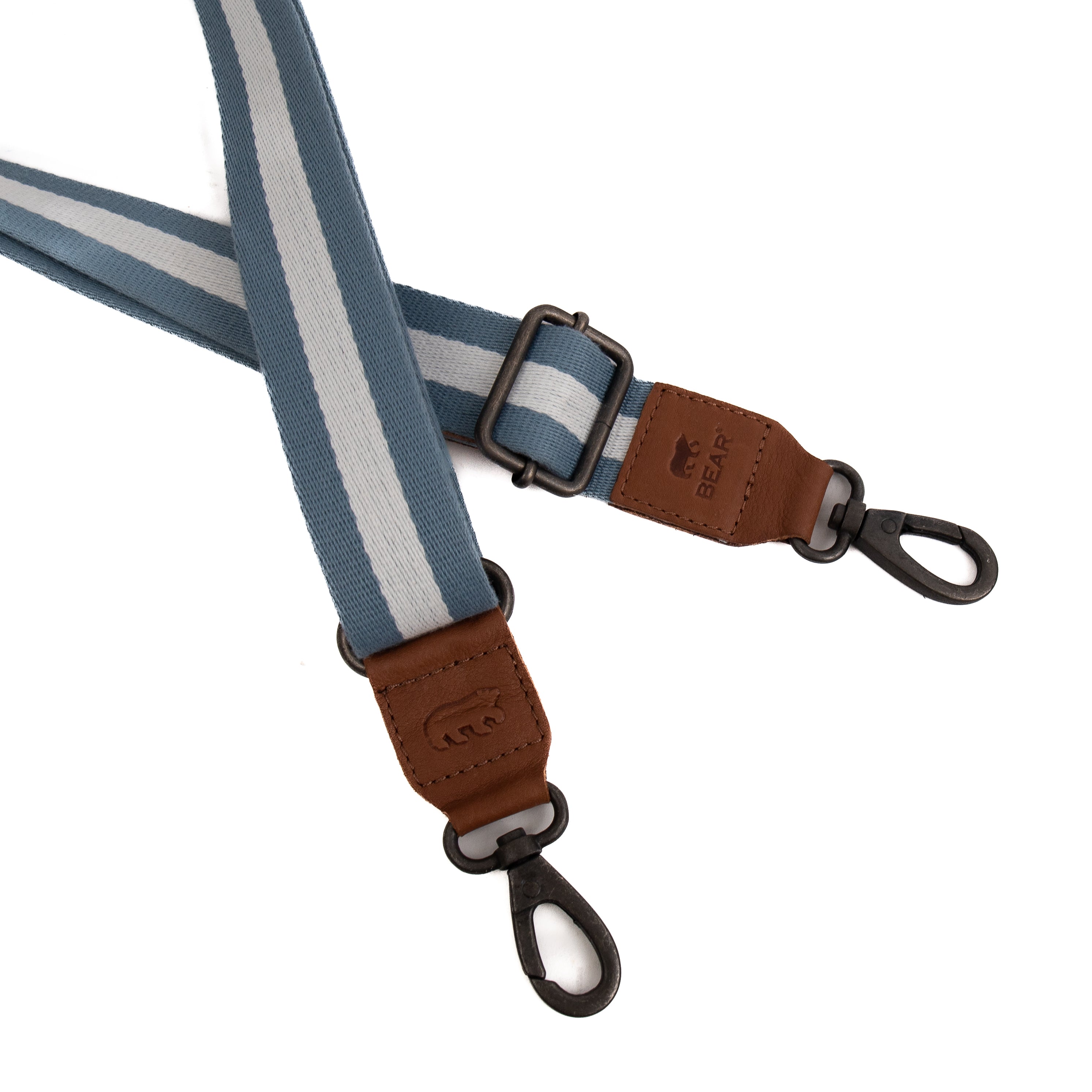 Bag strap 'Puck' lichtblauw/wit Lichtblauw/wit