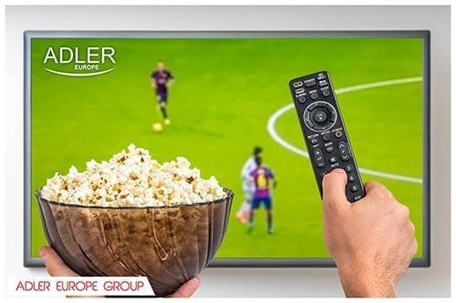 Adler-popcornmaskine, der ligner en fodbold