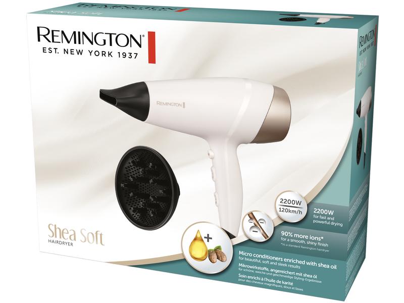 Remington Haartrockner Shea Soft D4740 Föhn mit Aufhängeöse