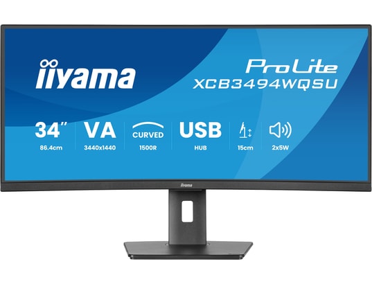 IIYAMA - Ecran PC Gamer 34 pouces incurvé 34 Noir 21:9 incurvé 0.4ms 120Hz - XCB3494WQSU-B1