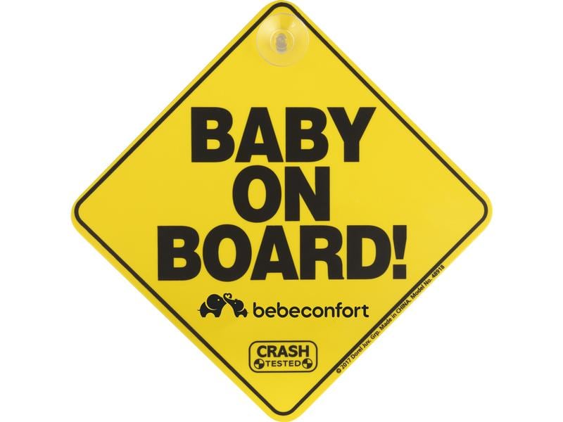 Bebeconfort Baby on board Schild Gelb Schild für im Auto