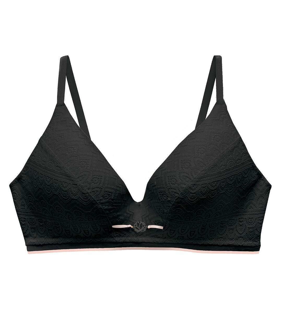 Soutien-gorge sans armatures coques souples noir Image
