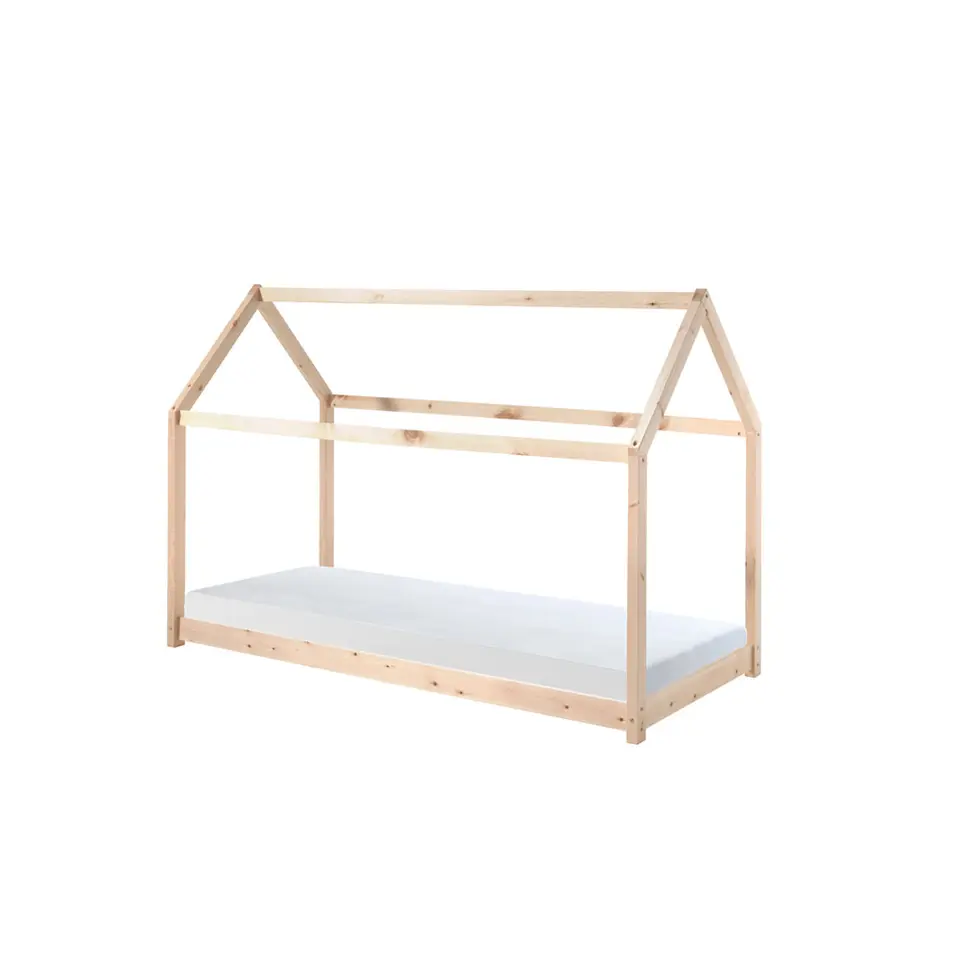 Vipack bed Cabane - naturel - 90x200 cm