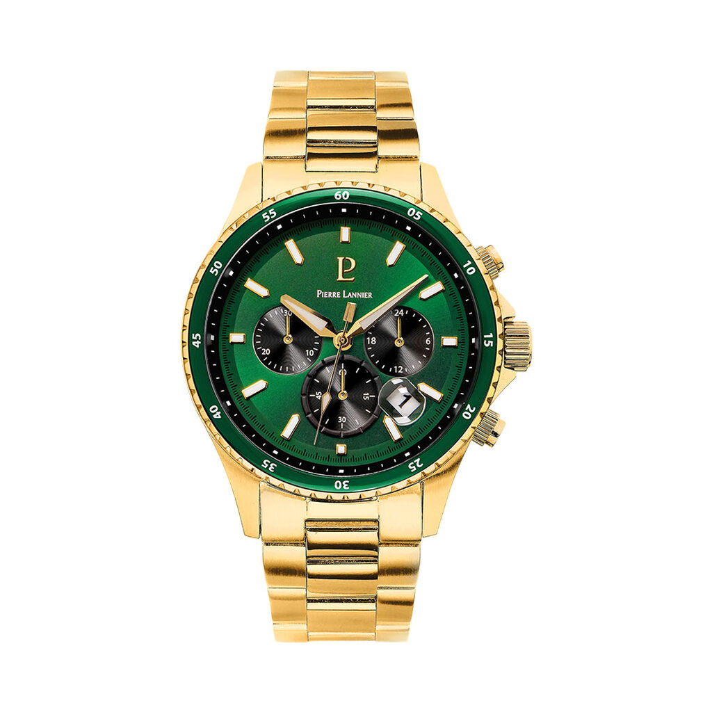 Montre Pierre Lannier Cronos Vert