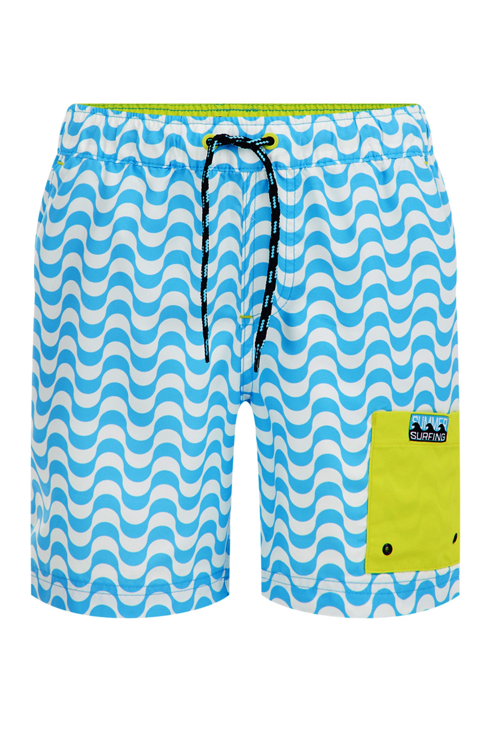 Jongens zwemshort met dessin WE Fashion Lichtblauw