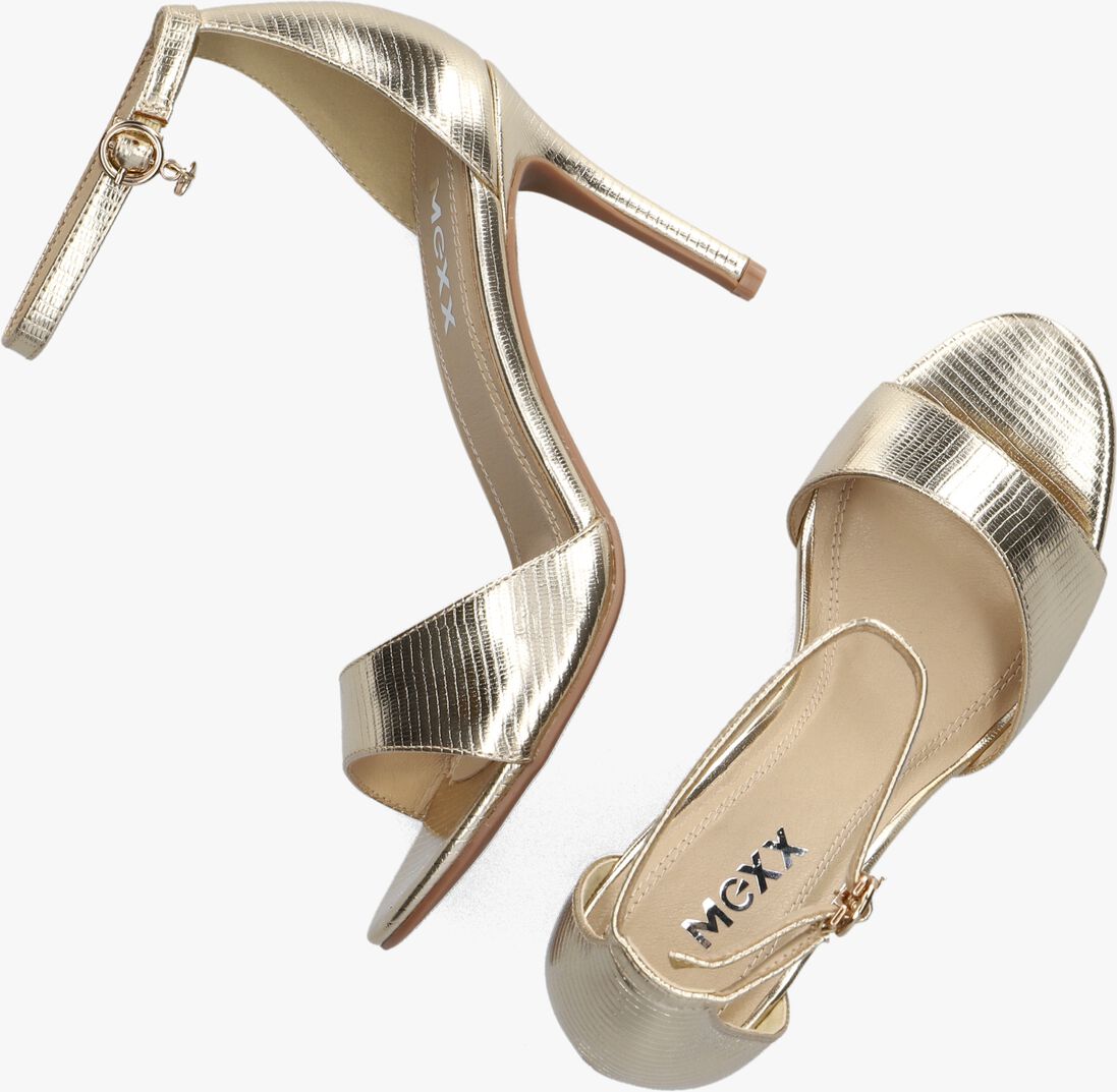 MEXX gouden mexx sandalen leyla