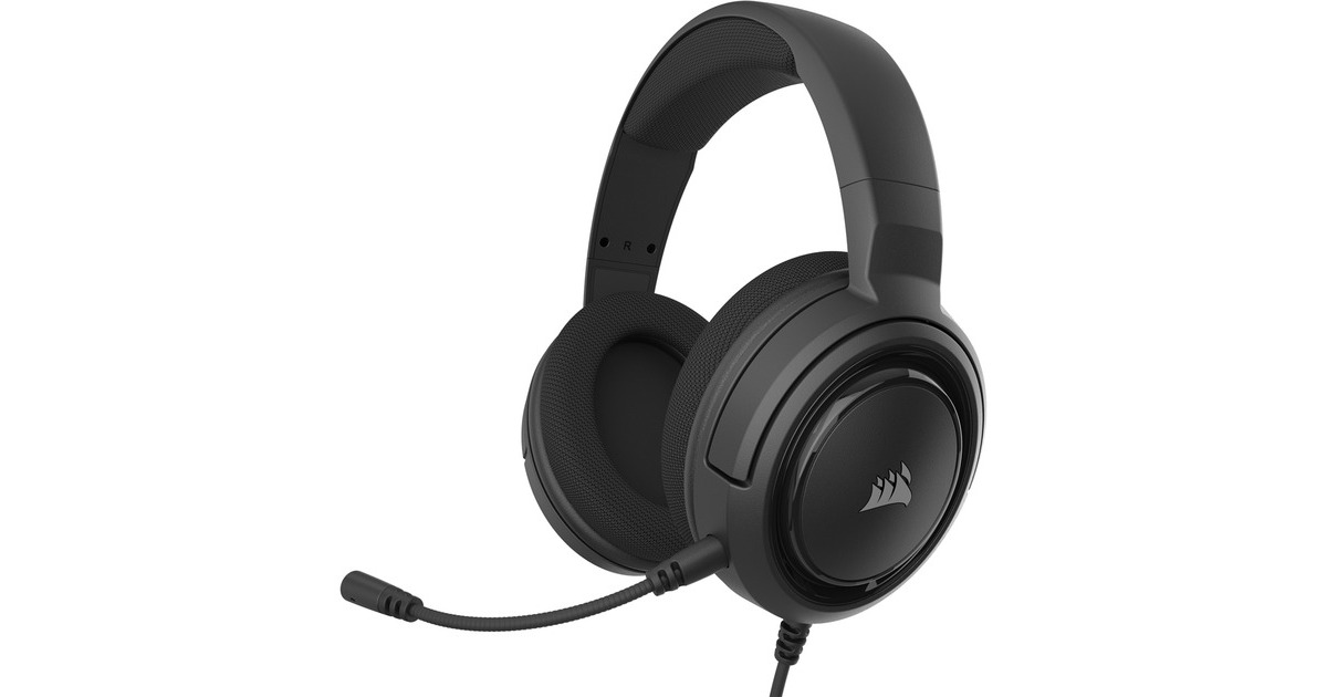 CorsairHS35 Stereo  over-ear gaming headset  (Zwart, Pc, PlayStation 4, Xbox one, Nintendo Switch)