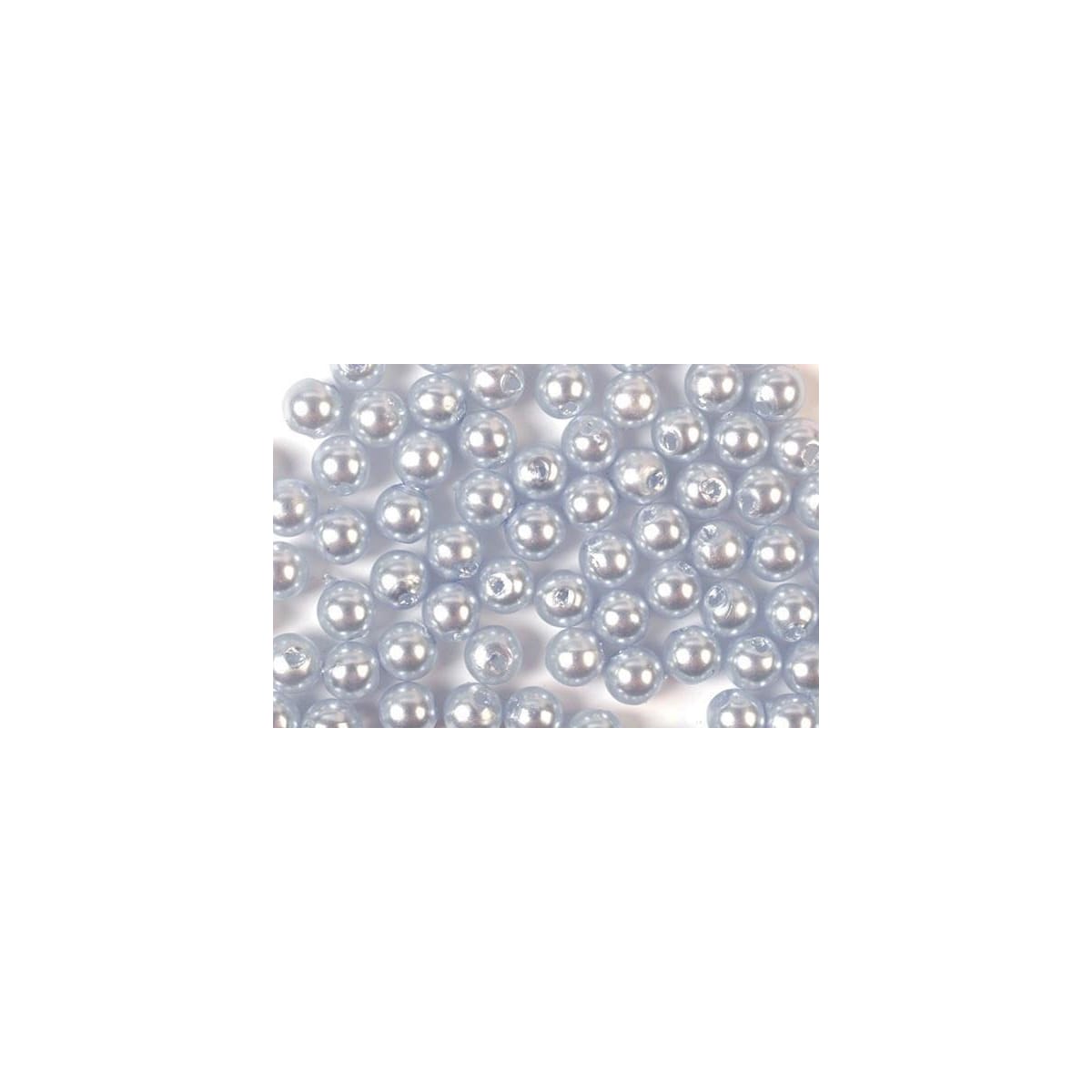 Plastpärlor 3mm 500g, Ljusblå