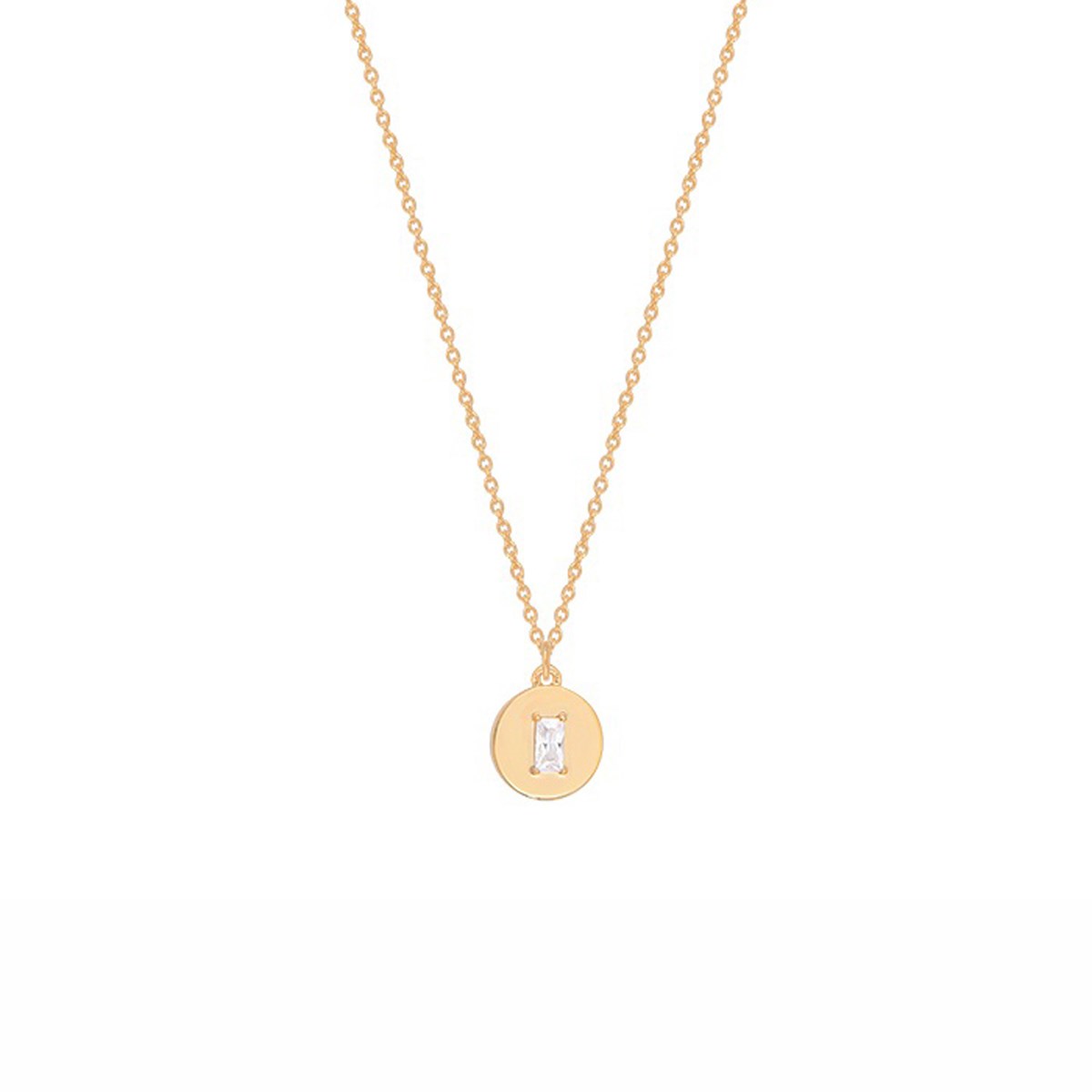 Collier Saunier plaqué or oxyde Florin
