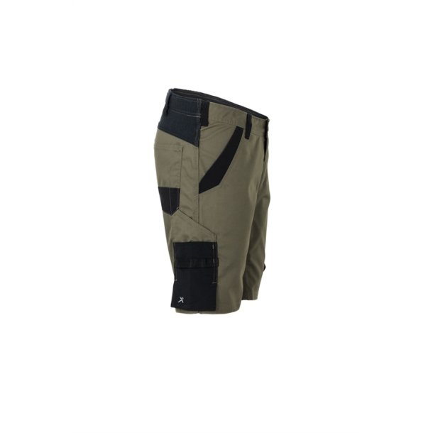 6455 Norit herre arbejdsshorts, oliven/sort