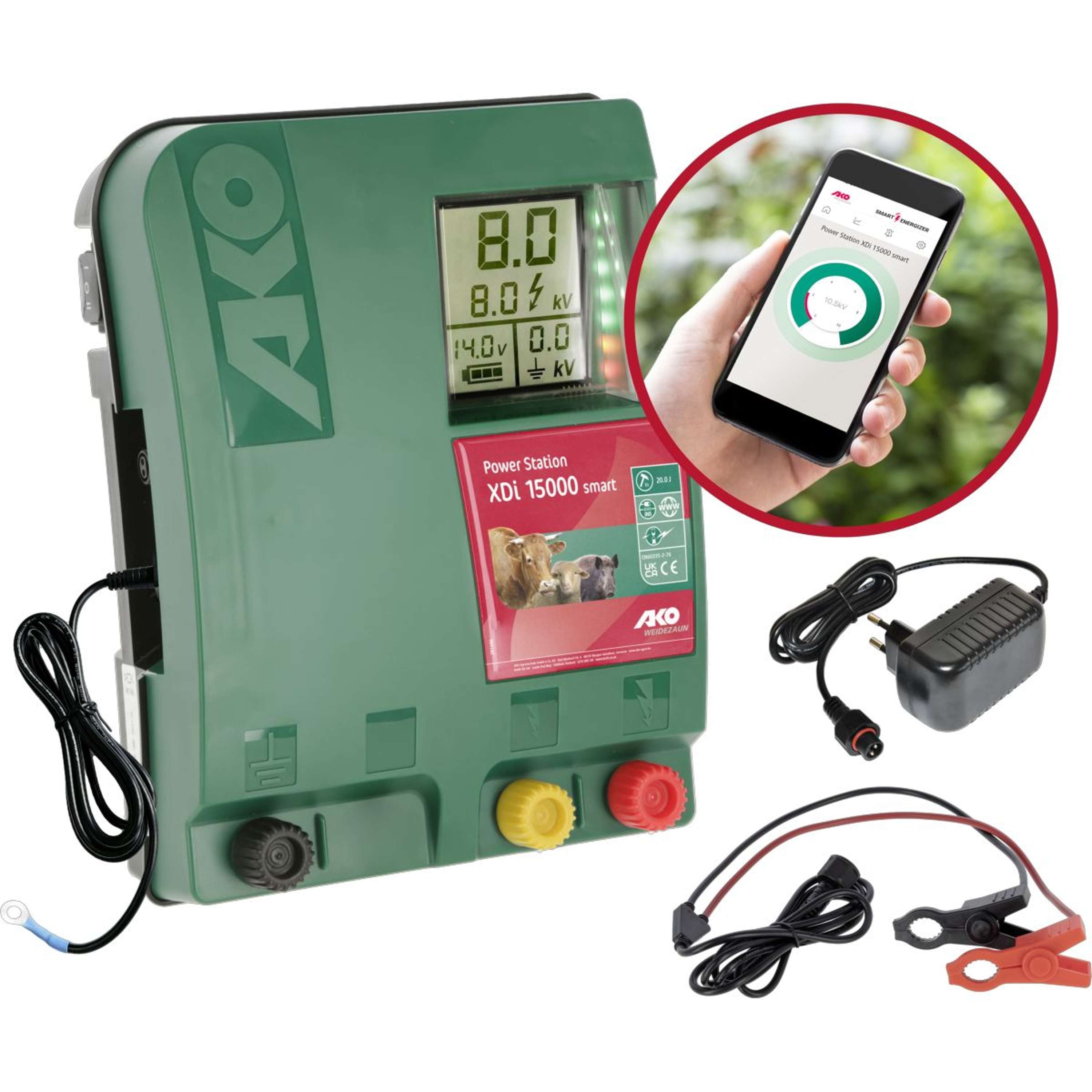 AKO Schrikdraadapparaat XDI 15000 smart