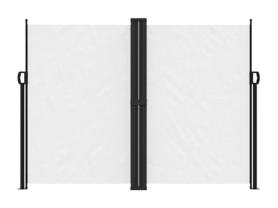 Auvent latéral rétractable blanc 180x1000 cm