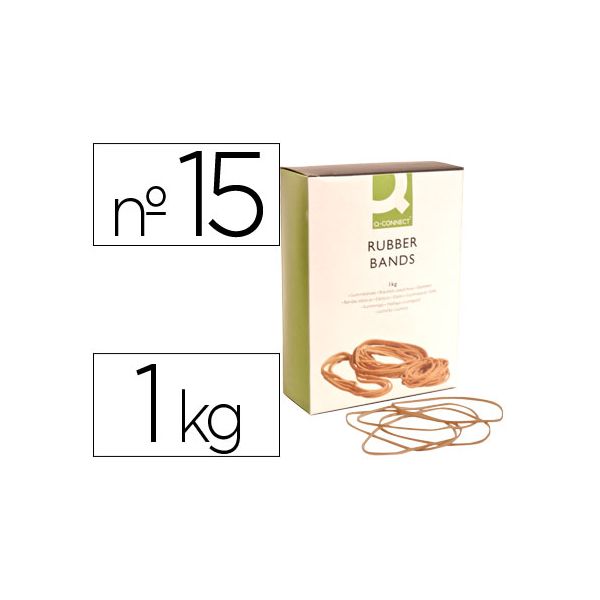 Q-Connect Pack Elásticos nº15 1000g - KF15179