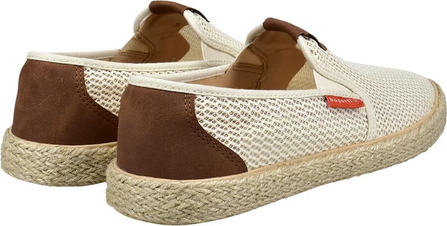 Bugatti Espadrilles crème sand chocoladebruin