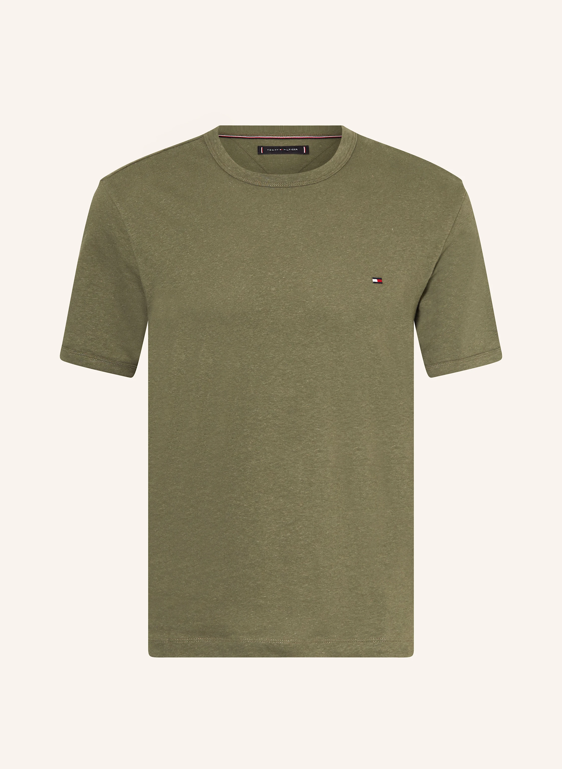 TOMMY HILFIGER T-Shirt mit Leinen