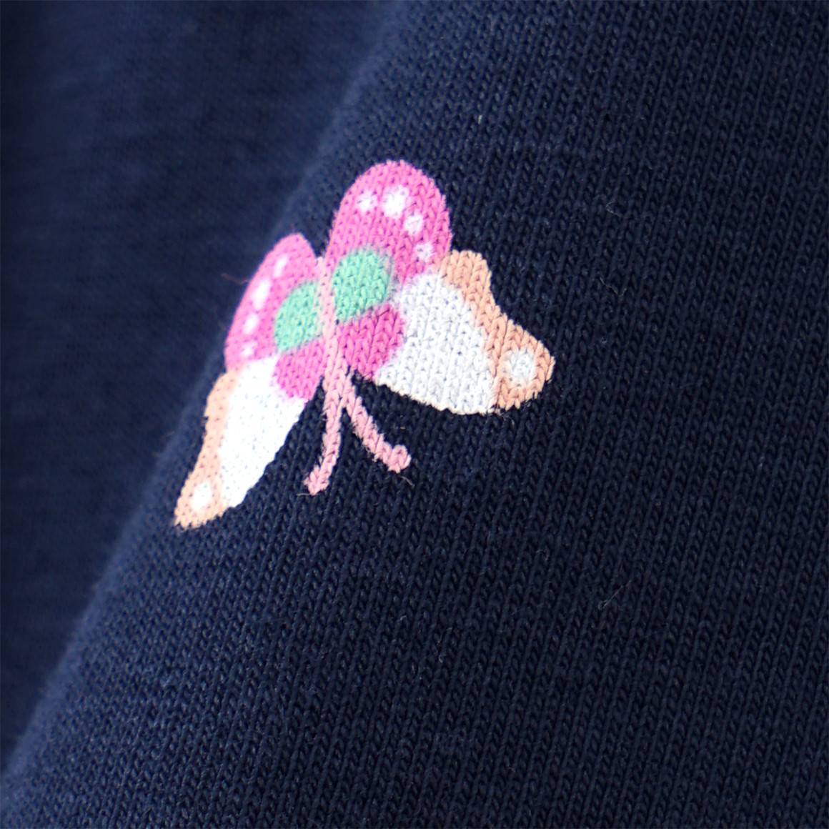 Topolino Mädchen Leggings mit Schmetterlings-Allover dunkelblau