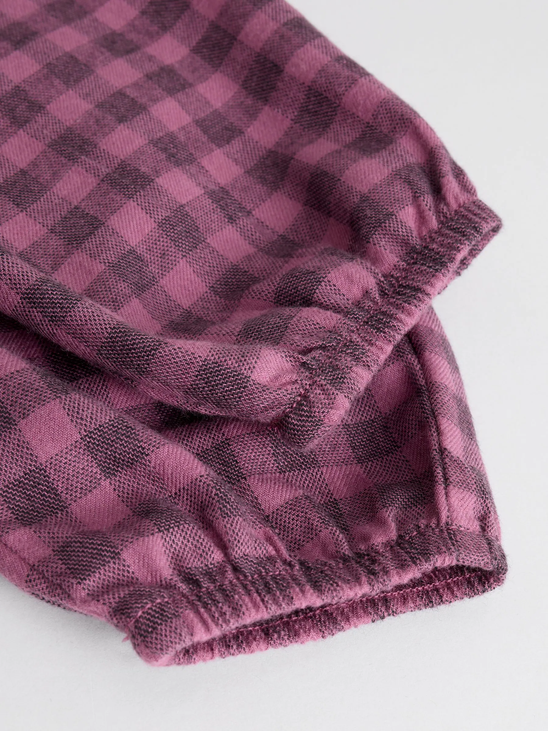 PURPLE GINGHAM - 2 -delige babyset van geweven tops en broeken met lange mouwen (0mnd -2jr)
