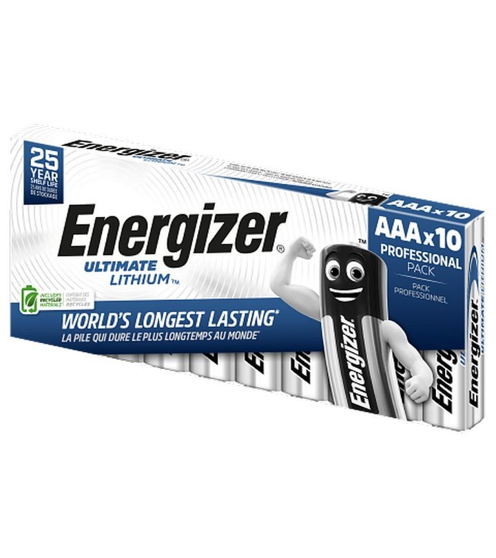 Energizer Batterie Ultimate Lithium AAA , 10 Stück Typ LR03 / AAA / Micro, 10 Stück