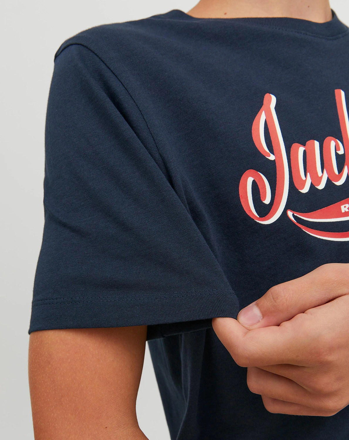 T-Shirt JJELOGO in navy blazer