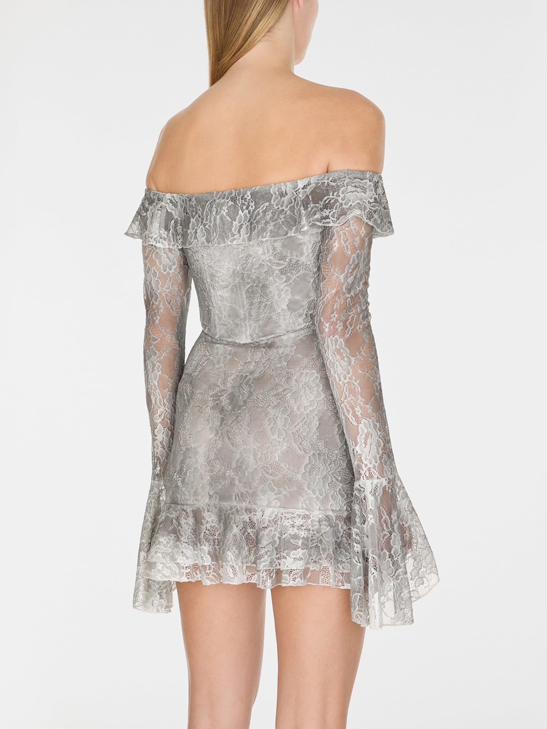 vestido de espartilho de renda