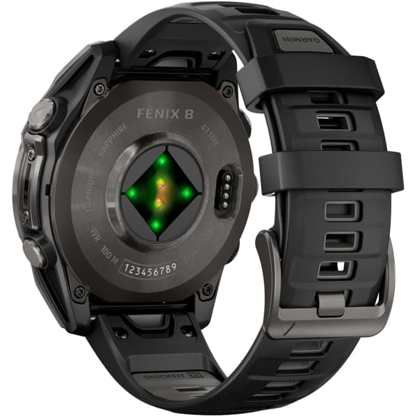 Montre cardio GPS GARMIN FENIX 8 AMOLED 47MM SAPPHIRE TITANE TITANE CARBON GREY