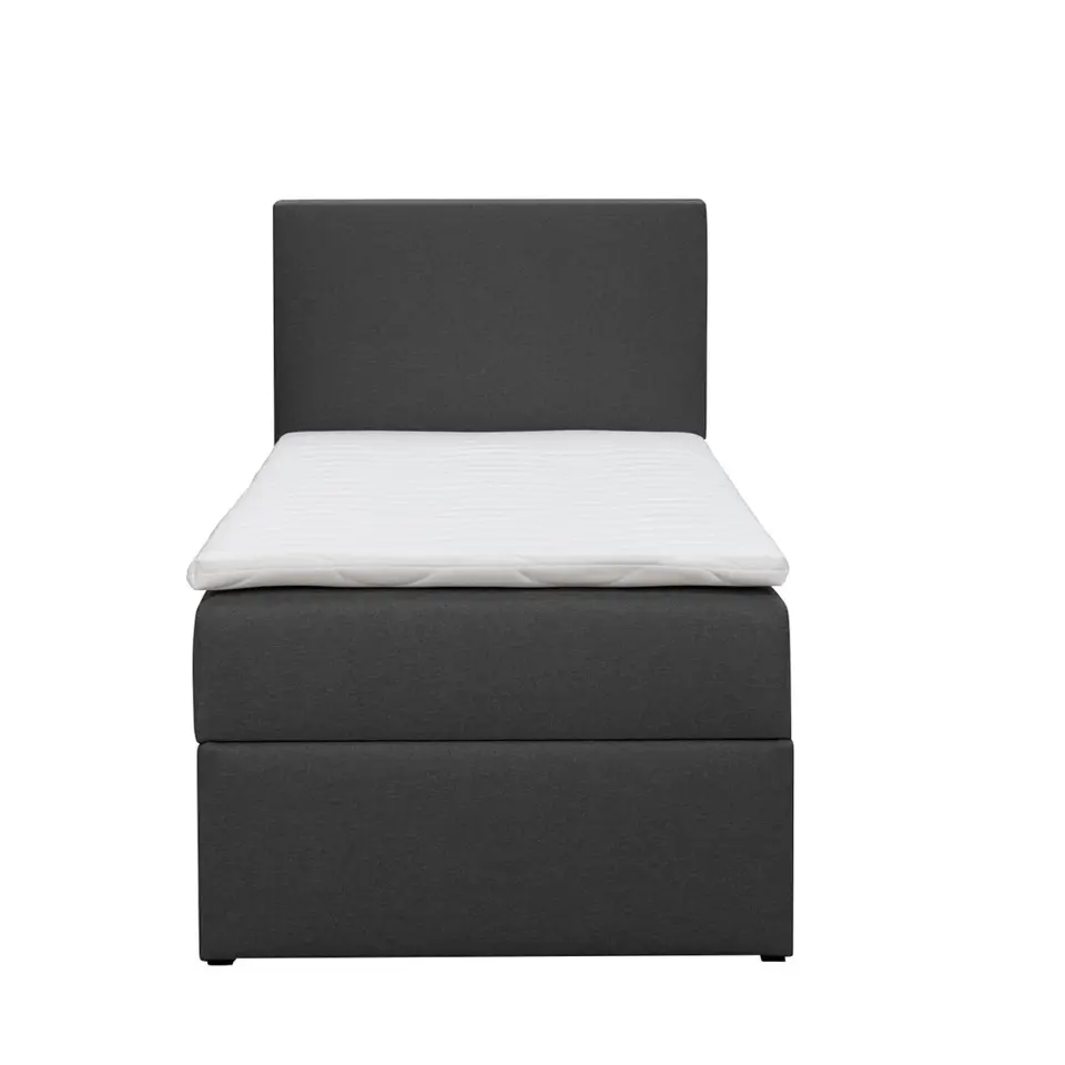 Boxcombinatie met opbergruimte Orebro 4-delig - antraciet - 90x200 cm