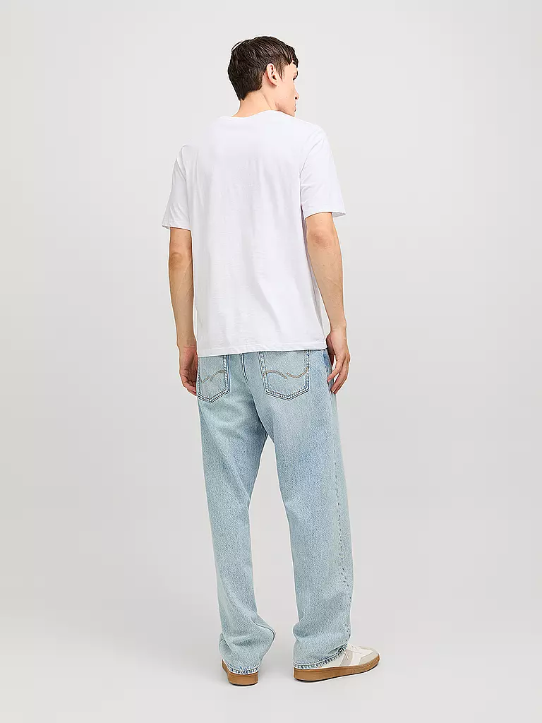JACK & JONES T-Shirt JJCELLOX weiss
