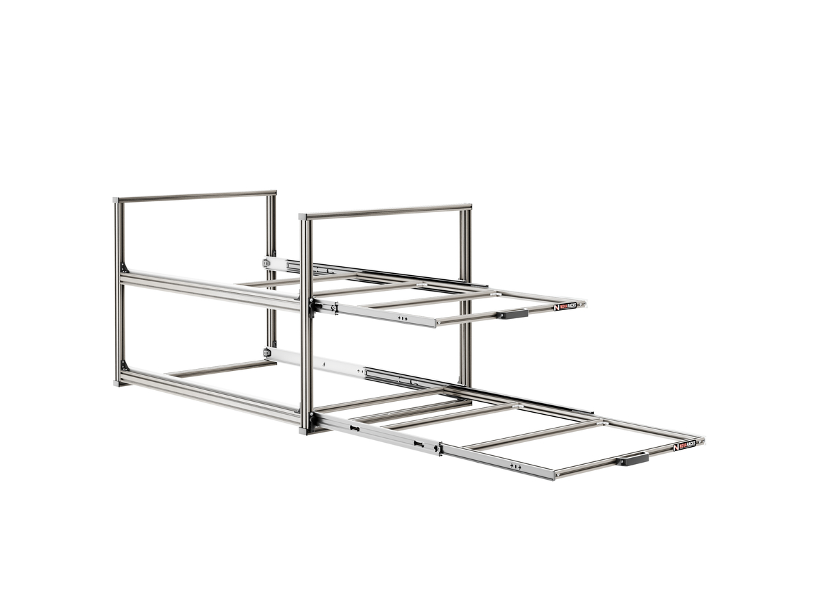 Nova Racks Serie V  2 Levels schuifopbergsysteem - 60x120x65 cm