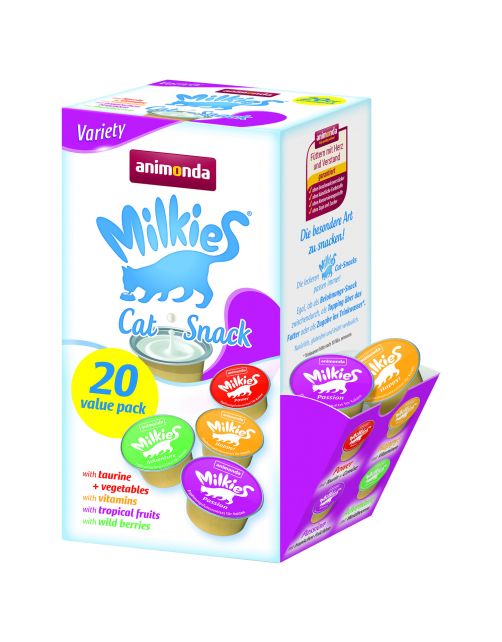 Animonda Milkies Variety Value Pack - Kattensnack - Assorti 20 stuks