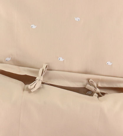 Filibabba Bettwäsche - Baby - Warm Grey/gestricktem Der Wal Chri