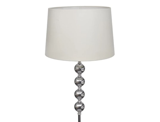 VIDAXL - Lampadaire salon Lampadaire avec support haut décoration à 4 boules blanc