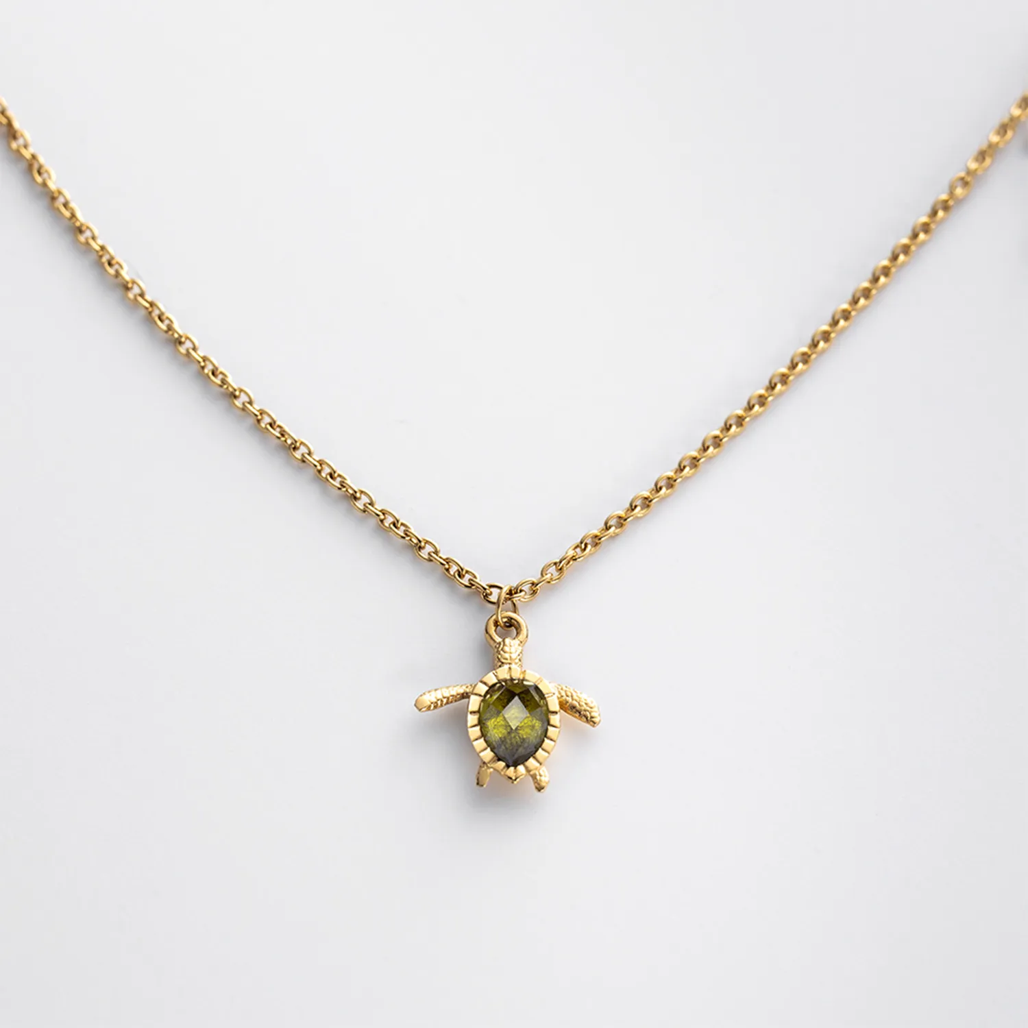 Paul Hewitt Turtle Mono Necklace Gold Halskæde 18 kt. Forgyldt Sølv 45869 PH-JE-0659