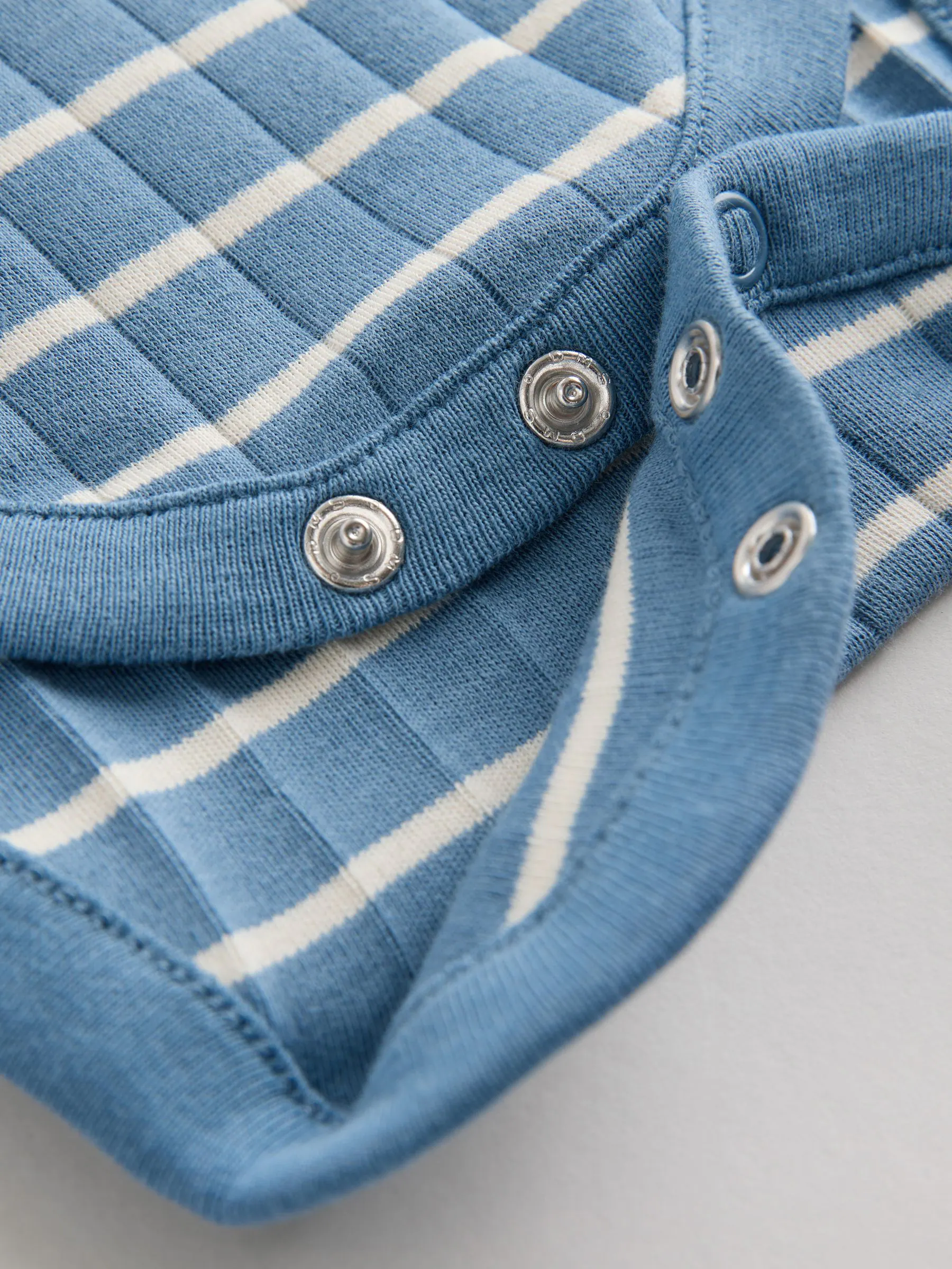 Blauw - Verpakking van 5 rompertjes met lange mouwen
