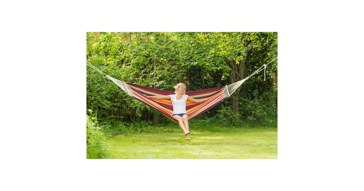 AmazonasBrasilia Tropical hangmat  (Rood/geel)