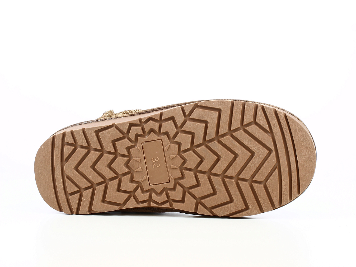Rugged Gear Chestnut low suede water resistant kids